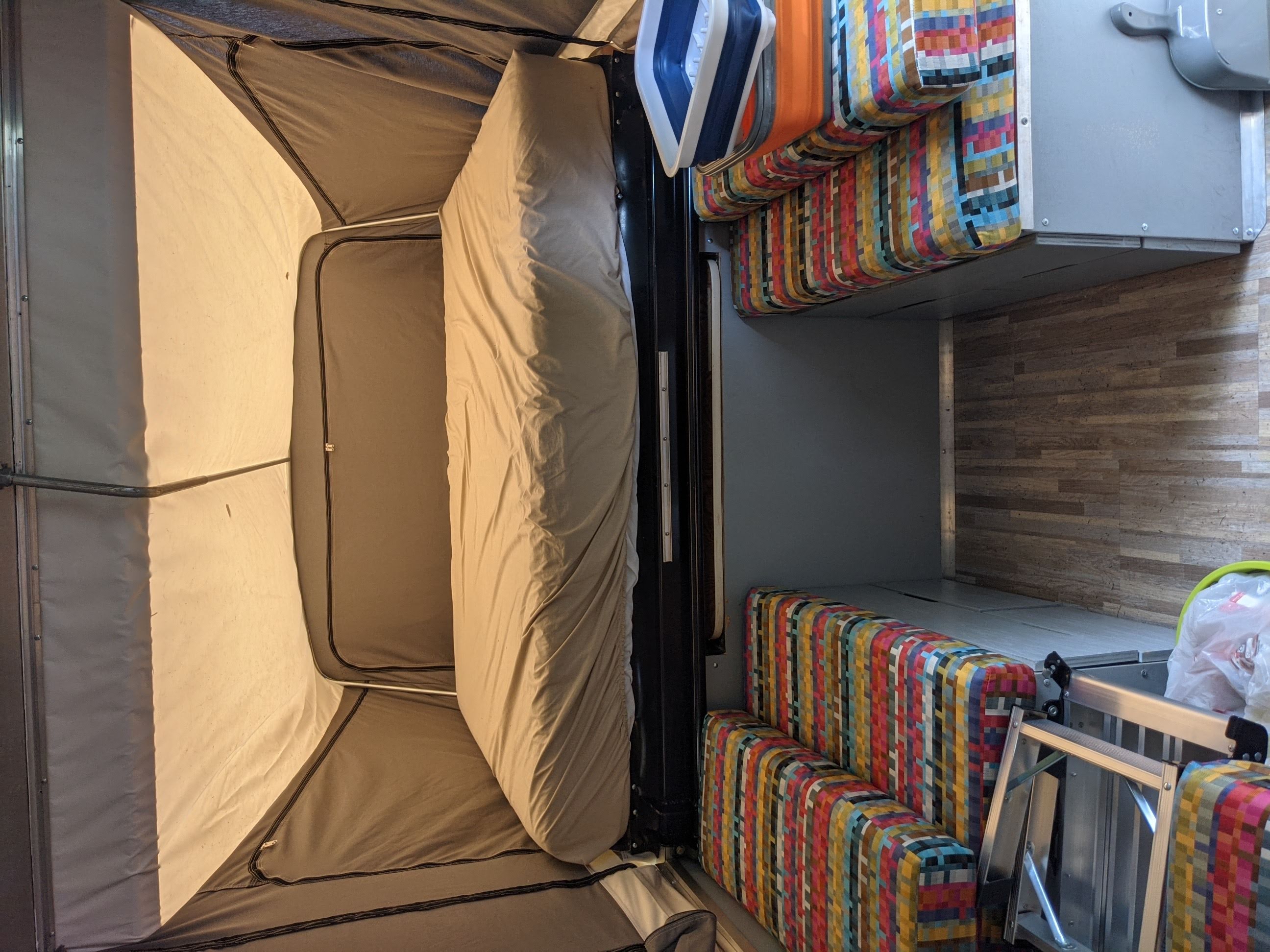 Front of camper inside