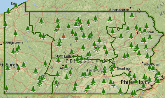 PA State Park Regions